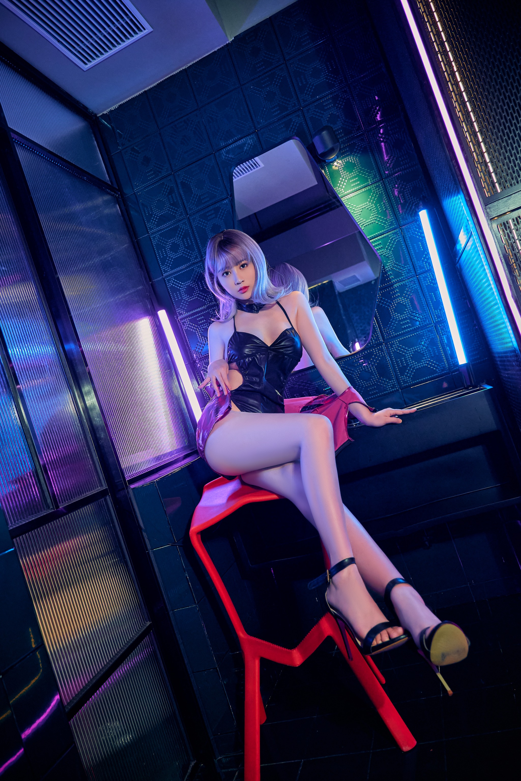 图片[1]-年年nnian – NO.057 赛博女孩[44P]-XikXak